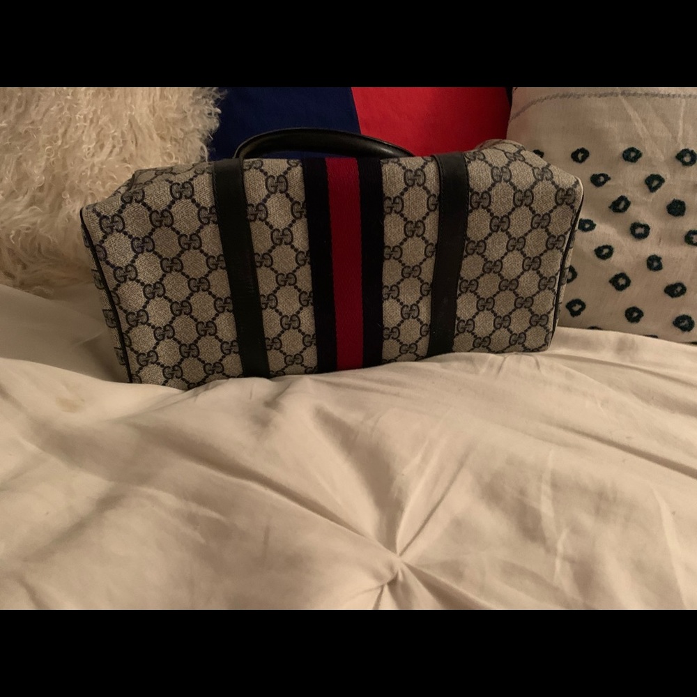 Vintage blue Gucci doctors bag - Picture 2 of 4